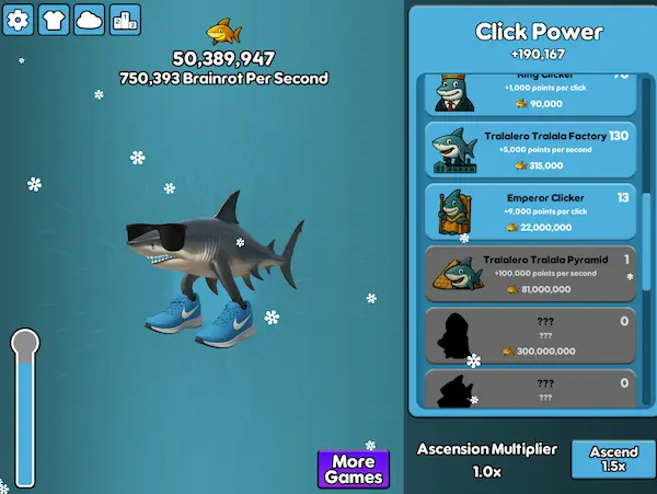 Tralalero Tralala Clicker Screenshot